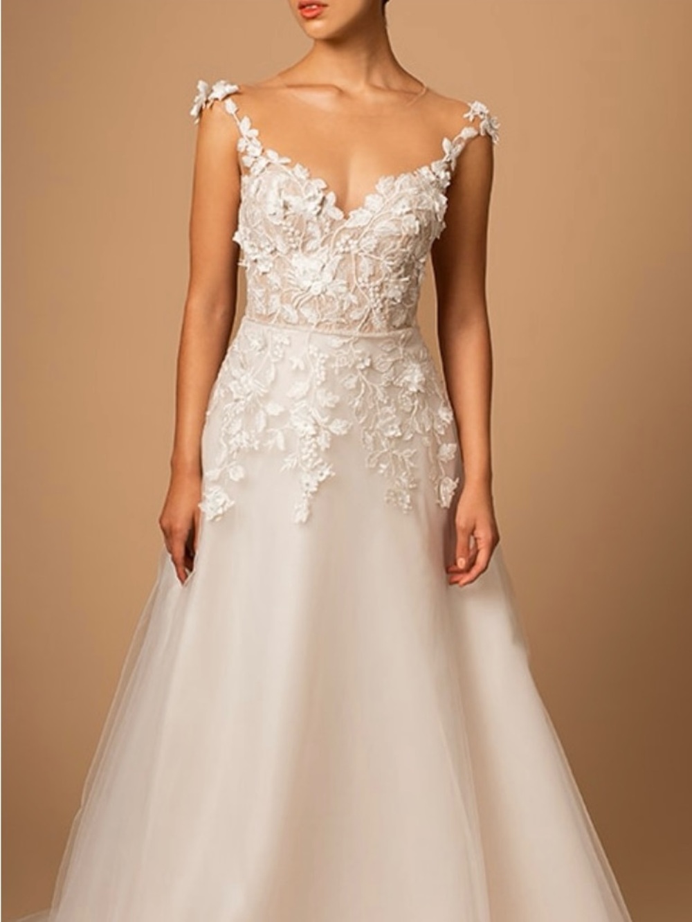 ADRIANA MADRID Frida Wedding Dress Size 10 - Picture 9 of 9